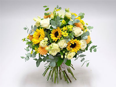 Sunflowers & Roses Bouquet