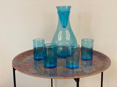 Turquoise Glass Set | Giftonclick