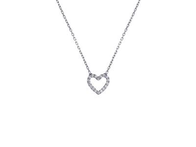 Diamond Heart Necklace|Giftonclick