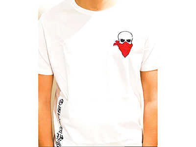 Red Skull White T-shirt 