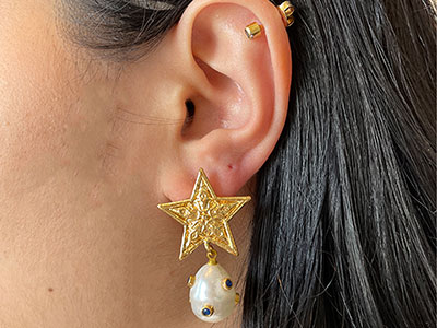 Star Earrings| Giftonclick