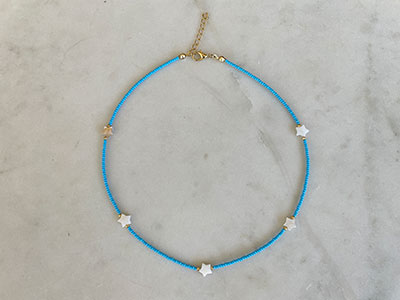 Stars Beads Necklace| Giftonclick