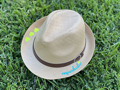 Aquaholic Summer Hat