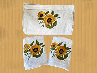 Sunflower Bath Set|Home Visit