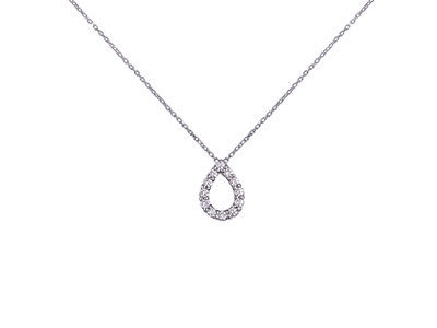 Tear Drop Diamond Necklace|Giftonclick