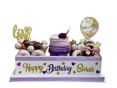 Breakfast Box with Ruffles Cake|Birthday Present