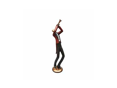 Trumpet musician statue XL