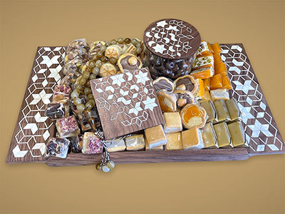 Ramadan Chocolate And Malban Tray