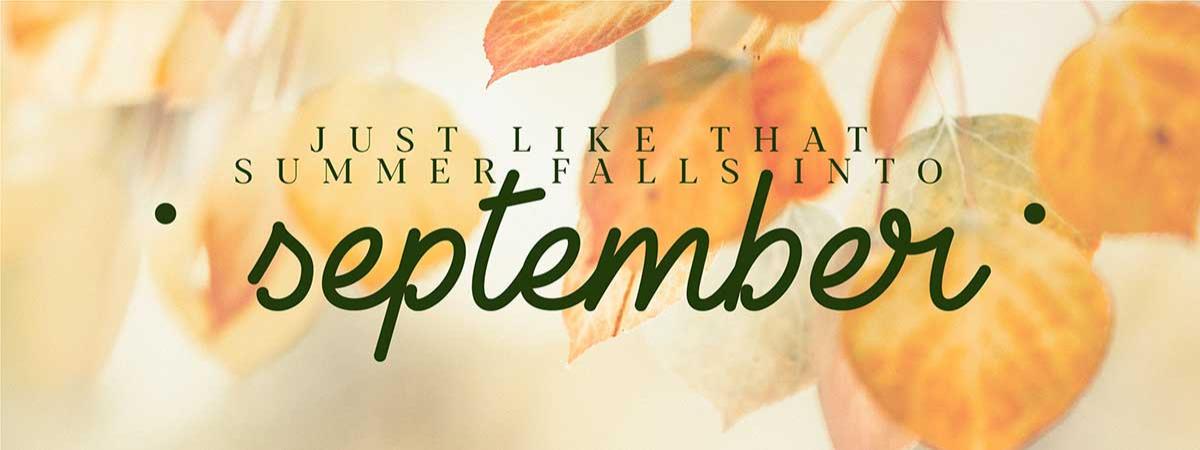 September Banner